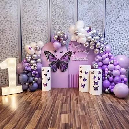 Premium birthday celebration with tasteful decor and modern setup